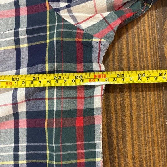 CHRISTOPHER HAYES Mens Large Long Sleeve Plaid Button Down Shirt Cotton - Picture 8 of 9